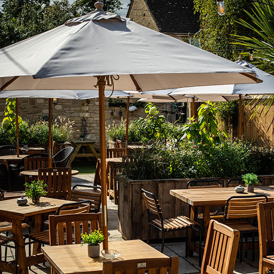 Beer garden - The Back Lane Tavern